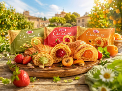 From strawberry to cocoa cream: summer in the flavors of "Lukas" croissants