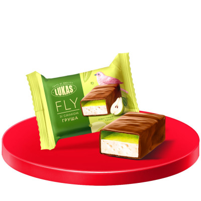 Цукерки «FLY зі смаком груші» коробка 2.5 кг