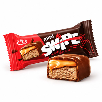 Цукерки «mini Swipe» ящик 3 кг.